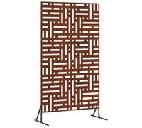 vidaXL Privacy Screen 100 x 50 x 180 cm Weathering Steel Rusty