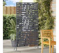 vidaXL Privacy Screen Anthracite 100 x 50 x 180 cm Steel, Modern Garden Privacy Screen, Rectangular Outdoor Divider, Terrace Shielding Solution Aesthetic Panel