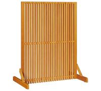 vidaXL Privacy Screen Brown 79.5 x 50 x 110 cm Solid Acacia wood, Living Room, Modern Garden Decor, Durable Folding Divider, Rectangular Wooden Screen, Privacy Panel, Space Separator, Brown