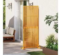 Vidaxl Privacy Screen Brown 79.5 X 50 X 200 Cm Solid Acacia Wood