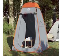 (Grey and orange) vidaXL Privacy Tent Toilet Tent Shower Changing Tent Green Pop-up Waterproof