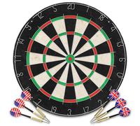 vidaXL Professional Dart Set with Dartboard Sisal Steel