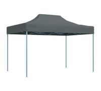vidaXL Professional Folding Party Tent 3x4 m Steel Anthracite | Great for outdoor events and gatherings, Made with UV and water-resistant materials, Folds up for compact transport