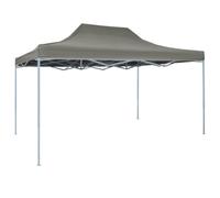 vidaXL Professional Folding Party Tent 3x4m Anthracite Steel Outdoor Canopy