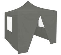 vidaXL Professional Folding Party Tent & 4 Sidewalls 2x2m Steel UK HOT