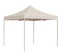 Garden Furniture Set Professional Folding Party Tent Aluminium 2x2 m Cream