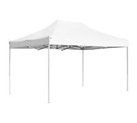 Garden Furniture Set Professional Folding Party Tent Aluminium 4.5x3 m White