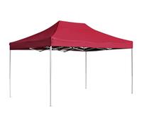 vidaXL Professional Folding Party Tent Aluminium 4.5x3m Wine Red Canopy Gazebo