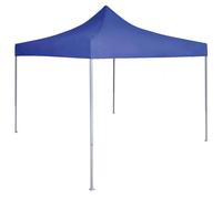 Garden Furniture Set Professional Folding Party Tent 2x2 m Steel Blue
