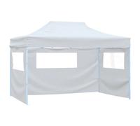 Vidaxl Professional Folding Party Tent With 3 Sidewalls 280X410X315 Cm Steel White