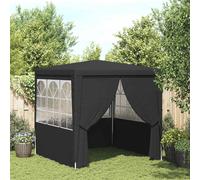 vidaXL Anthracite Garden Party Tent With Side Walls - 2.5 x 2.5m
