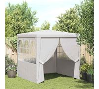 vidaXL Professional Party Tent with Side Walls 2.5x2.5 m White 90 g/m²