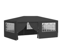 vidaXL Professional Party Tent with Side Walls 4x6 m Anthracite 90 g/m?