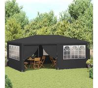 vidaXL Professional Party Tent with Side Walls 4x6 m Anthracite 90 g/m?