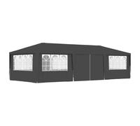 vidaXL Professional Party Tent with Side Walls 4x9 m Anthracite 90 g/m? UK