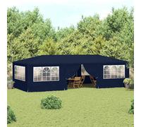 vidaXL Professional Party Tent with Side Walls 9m Blue Garden Canopy Gazebo