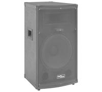 vidaXL Professional Passive Hifi Stage Speaker 1000 W Black 37x37x64cm