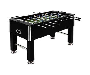vidaXL Professional Steel and MDF Football Table - 140 x 74.5 x 87.5 cm, Easy-to-Assemble with Adjustable Feet, Non-Slip Handles, and Official Tournament Standard Pitch