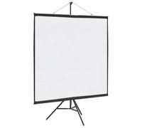 vidaxl projection screen/tripod 81 inch 1:1 - matte white polyester for home theatre, office, presentations