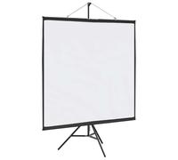 vidaxl projection screen with tripod - 67 inch matte screen, portable polyester, iron stand - classroom, home theater, conference versatility