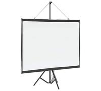 vidaxl 72 Inch Projection Screen - 4:3 Aspect Ratio - Tripod Stand - Matte White Polyester - Portable & Stable