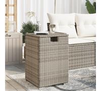 Vidaxl Propane Tank Cover Table Grey 40X40X60 Cm Poly Rattan