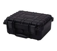 vidaXL Protective Equipment Case - Corrosion and Temperature Resistant - with Inner Foam Inserts and Pressure Valve - Black