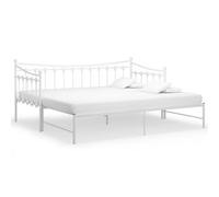 Modern Pull-Out Sofa Bed Frame Metal for Day Sleeping Sleepover vidaXL