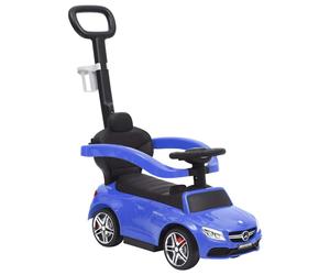 vidaXL Push Walk Car Mercedes-Benz C63 Blue