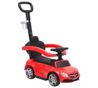 vidaXL Push Walk Car Mercedes-Benz C63 Red Ride-on Baby Children Car Toy
