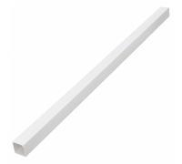 vidaXL PVC Cable Trunking Wire Cover Management System, 40x25 mm, White, Cuttable and Paintable, 10 m Set for Home and Office