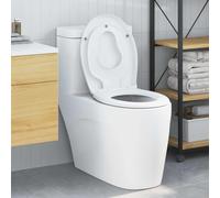 vidaXL Quick Release Toilet suitable for Seat White