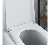 vidaXL Quick Release Toilet suitable for Seat White 46.2 x 36 x 4.3 cm