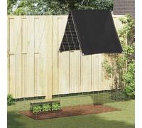 vidaXL Rabbit Cage Silver 200 x 100 x 210 cm Galvanised Steel