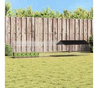 vidaXL Rabbit Cage Silver 400 x 78 x 78 cm Galvanised Steel