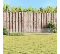 vidaXL Rabbit Cage Silver 650 x 55 x 55 cm Galvanised Steel Garden and Patio Durable and Stylish for All Ages Practical Options for a Beautiful Outdoor Area