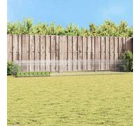 vidaXL Rabbit Cage Silver 400 x 78 x 78 cm Galvanised Steel Garden and Patio Rectangular Modern Design Efficient Use of Space Stylish Aesthetics Outdoor Living Area Nature