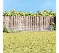 vidaXL Rabbit Cage Silver 215 x 100 x 85 cm Galvanised Steel Design Garden and Patio Modern Features Robust Materials Cool Solutions for Outdoor Use