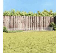 vidaXL Rabbit Cage Silver 650 x 55 x 55 cm Galvanised Steel Garden and Patio Durable and Stylish for All Ages Practical Options for a Beautiful Outdoor Area