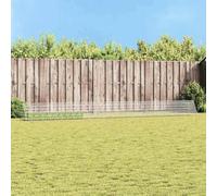 vidaXL Rabbit Cage Silver 650 x 55 x 55 cm Galvanised Steel Garden and Patio Durable and Stylish for All Ages Practical Options for a Beautiful Outdoor Area