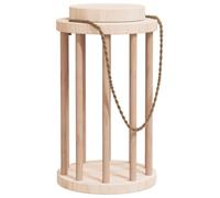 vidaXL Rabbit Hay Feeder Ø15x25.5 cm Solid Wood Fir