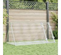 vidaXL Rabbit Hutch/Enclosure – Galvanised Steel Mesh, 200x105x91 cm, Outdoor/Indoor