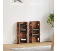 vidaXL Rack Brown 24 x 13 x 54 cm Solid Mahogany Wood