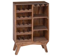 vidaXL Brown Shelf, 60 x 30 x 90 cm, Solid Wood, Dining Room, Modern Furnishing Tips for Creating a Cosy and Welcoming Room for Family Celebrations and Dinners