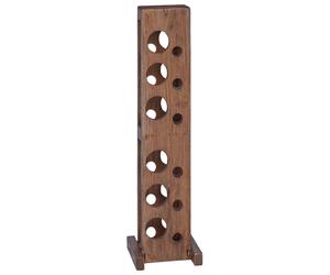vidaXL Rack Solid Mahogany Wood Brown, Dining Room Cabinet, Wooden Wine Rack, Ma