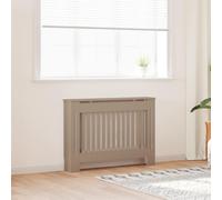 vidaXL Radiator Cover MDF Wood Grill Cabinet Heater Cover Shelf Heating Unit