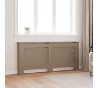 vidaXL Radiator Cover MDF Wood Grill Cabinet Heater Cover Shelf Heating Unit