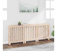 vidaXL Radiator Cover 210x21x85 cm Solid Wood Pine