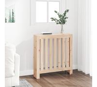 vidaXL Radiator Cover 79.5x19x84 cm Solid Wood Pine