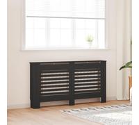 vidaXL Radiator Cover Black 152x19x81.5 cm MDF
